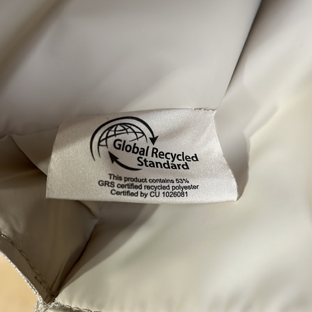 Dior CD Logo Expandable Canvas Clutch Makeup Pouch Cosmetic Bag Beige NWOT - Picture 13 of 14